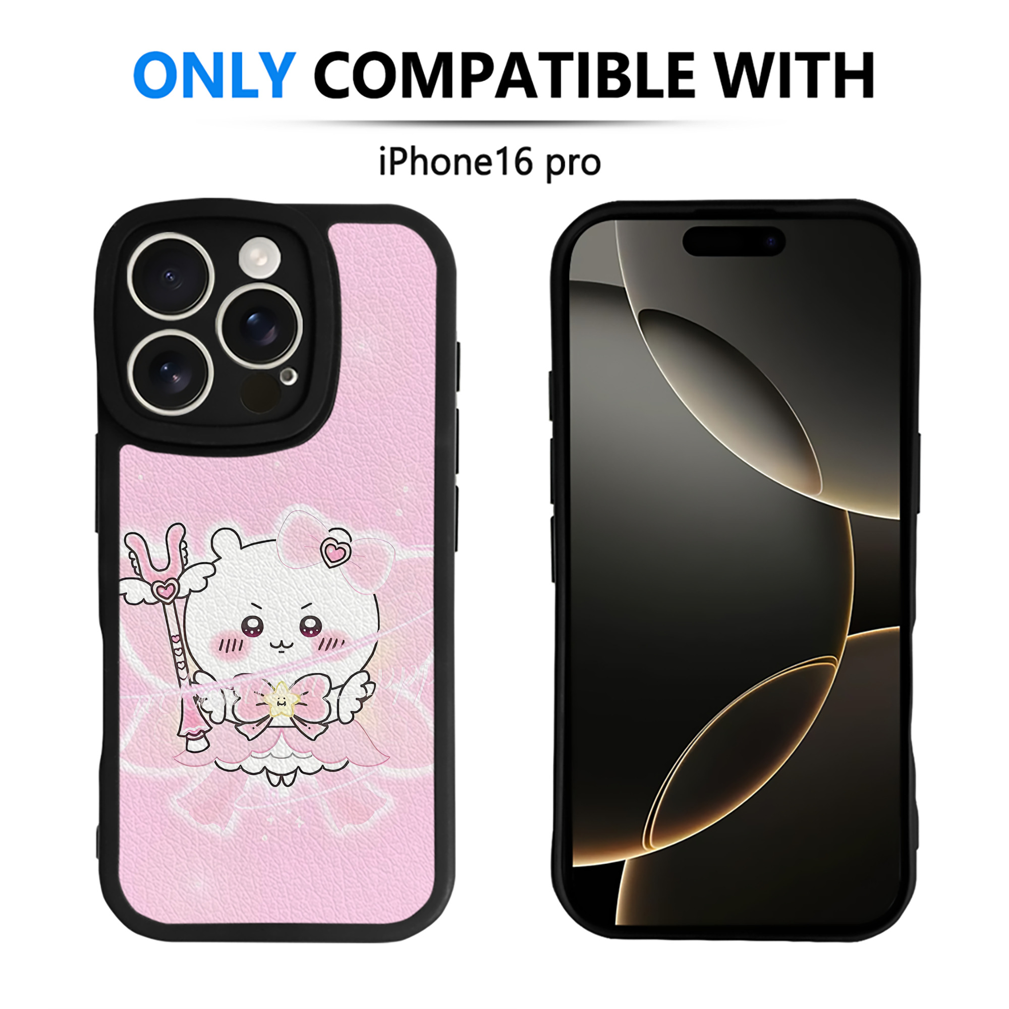 （画像用） ちいかわ Chii-kawa 【iPhone 16シリーズ対応】シリコンスマホケース（レザー調） 材質：シリコン